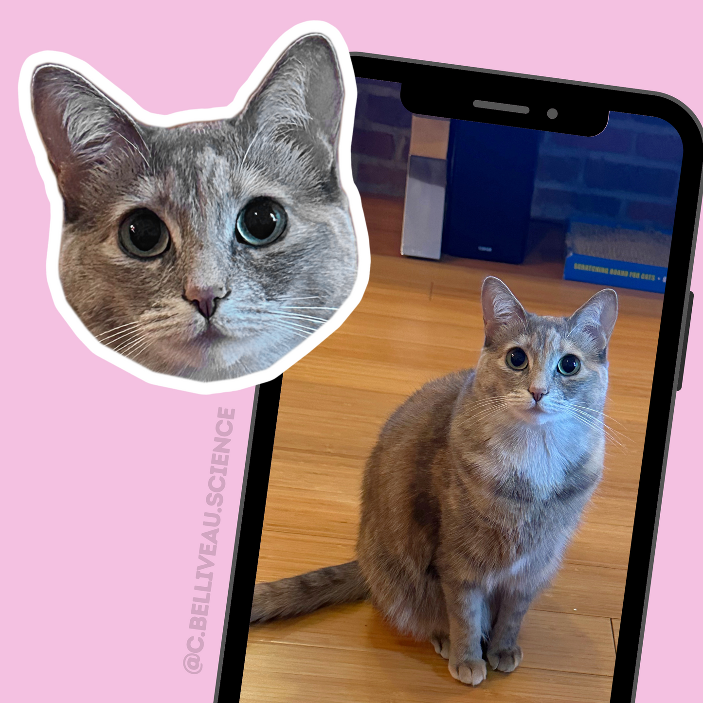 Get your favourite pet picture as a sticker