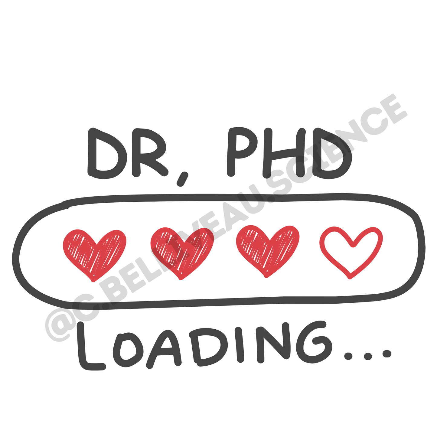 Progress Not Perfection vinyl sticker. Waterproof design for researchers and grad students celebrating academic milestones.