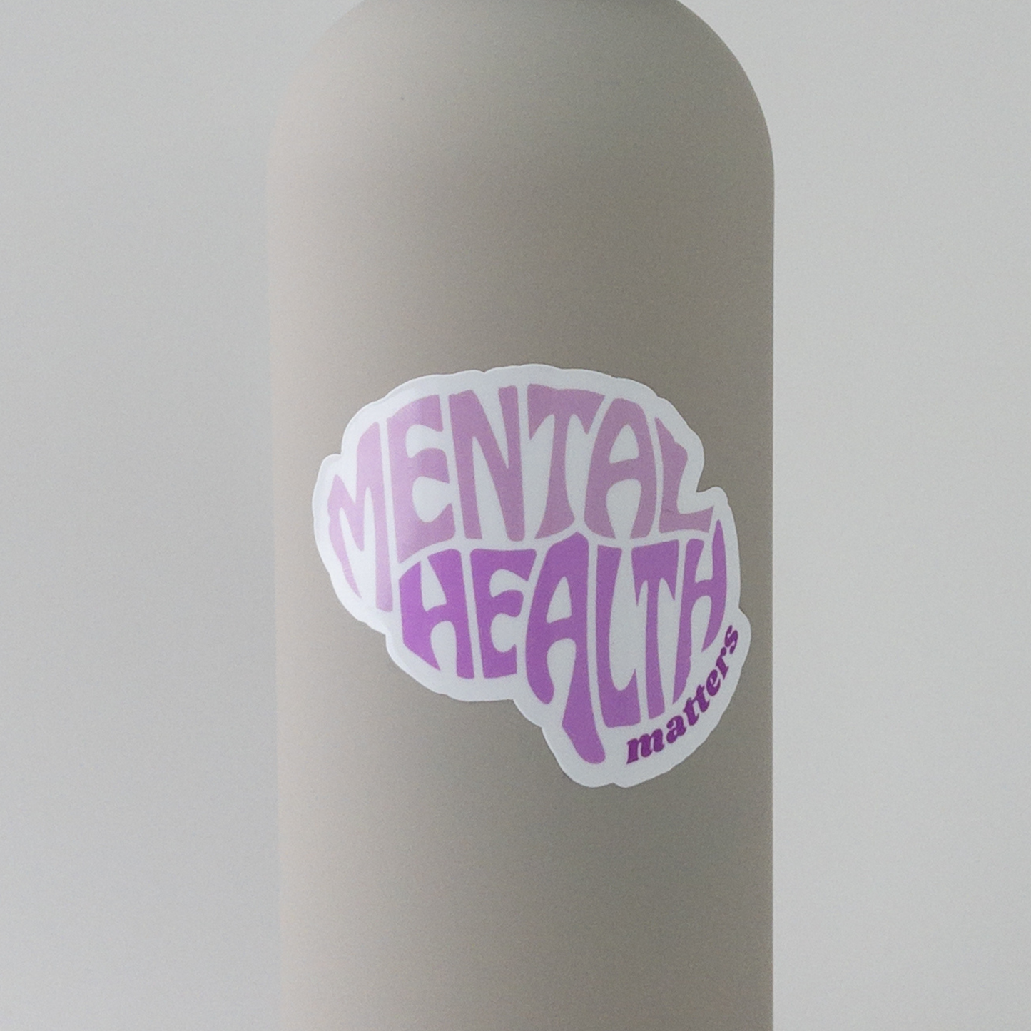 mental health matters pink vinyl sticker