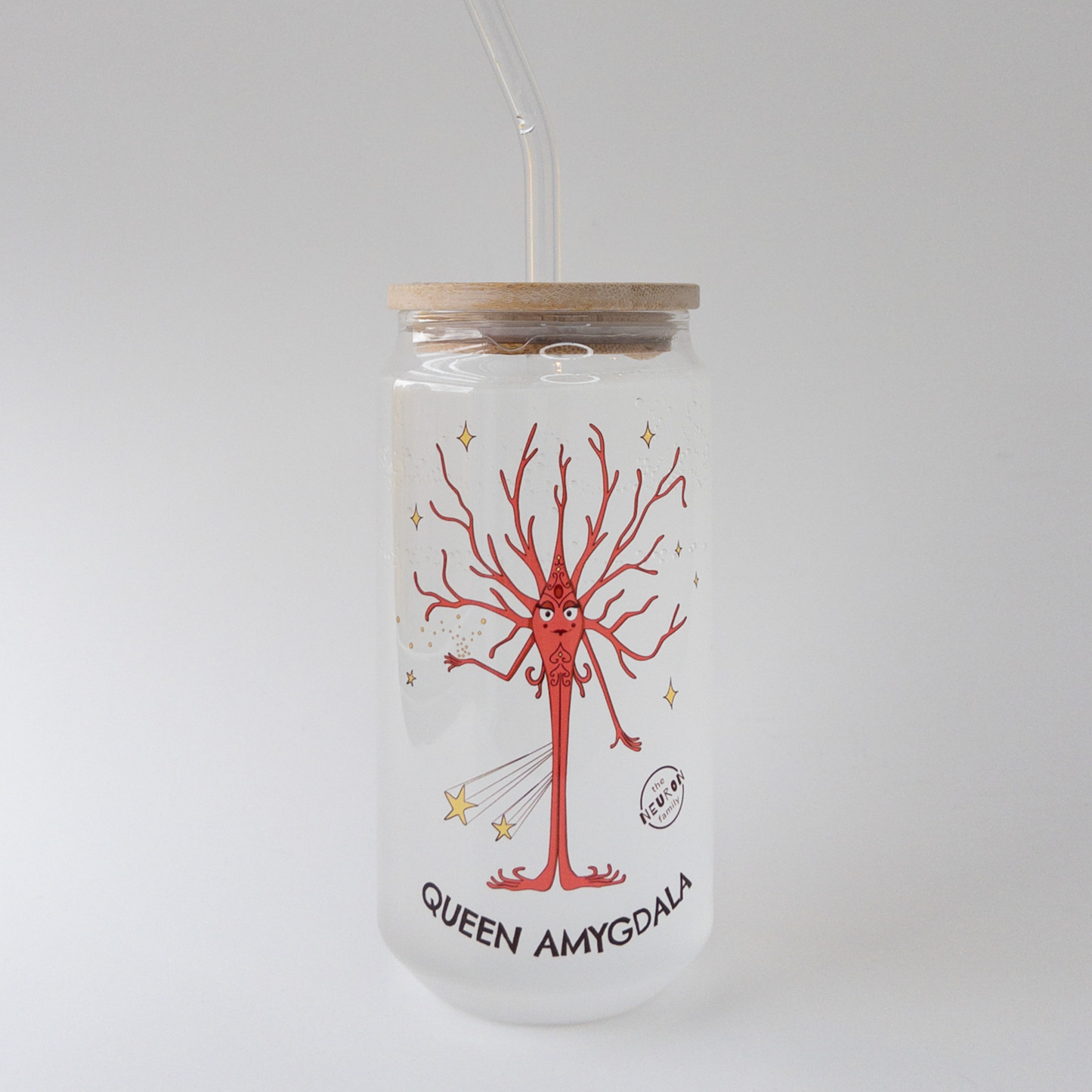 Queen Amygdala Glass Can - The Neuron Family - 18 oz