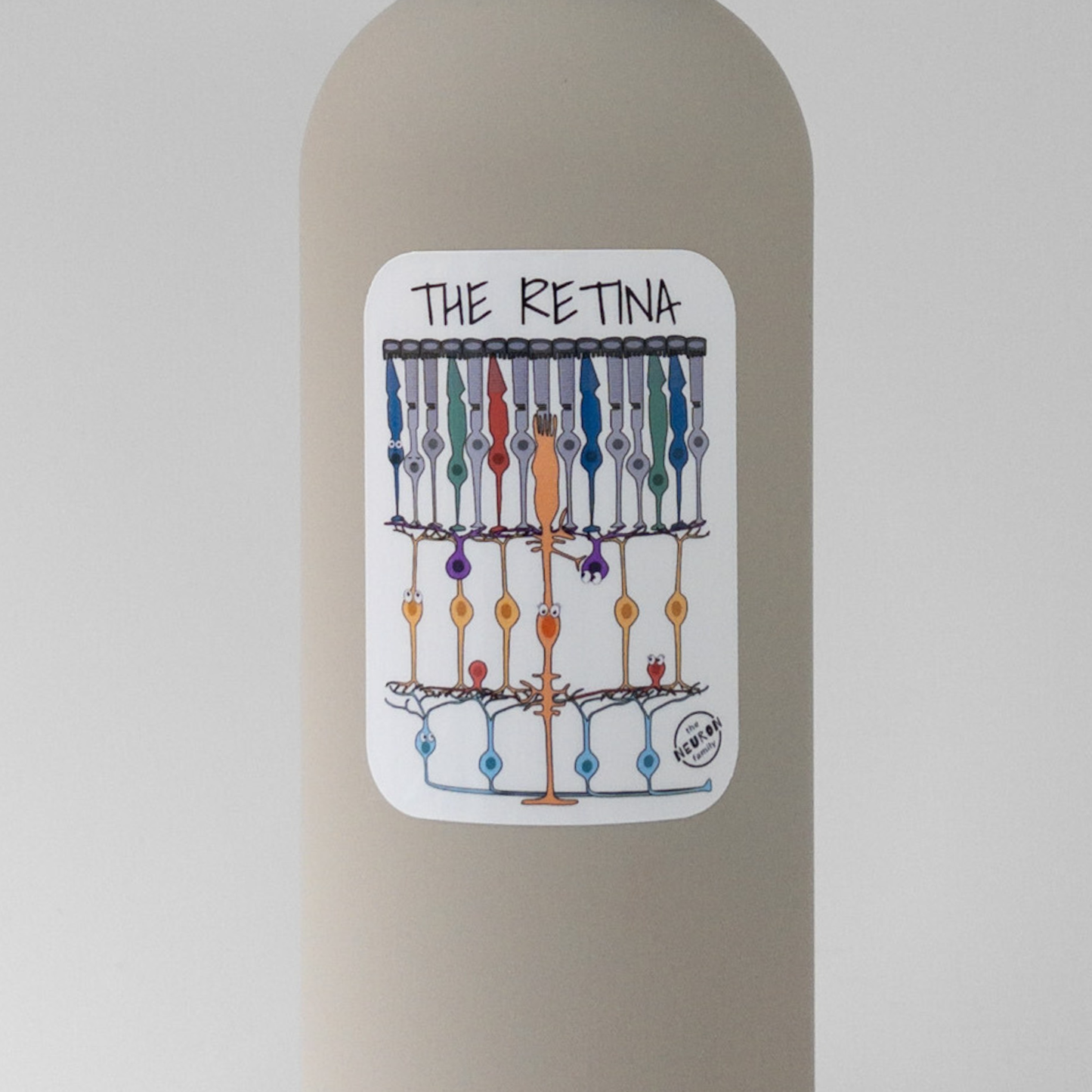 Retina Vinyl Sticker - The Neuron Family