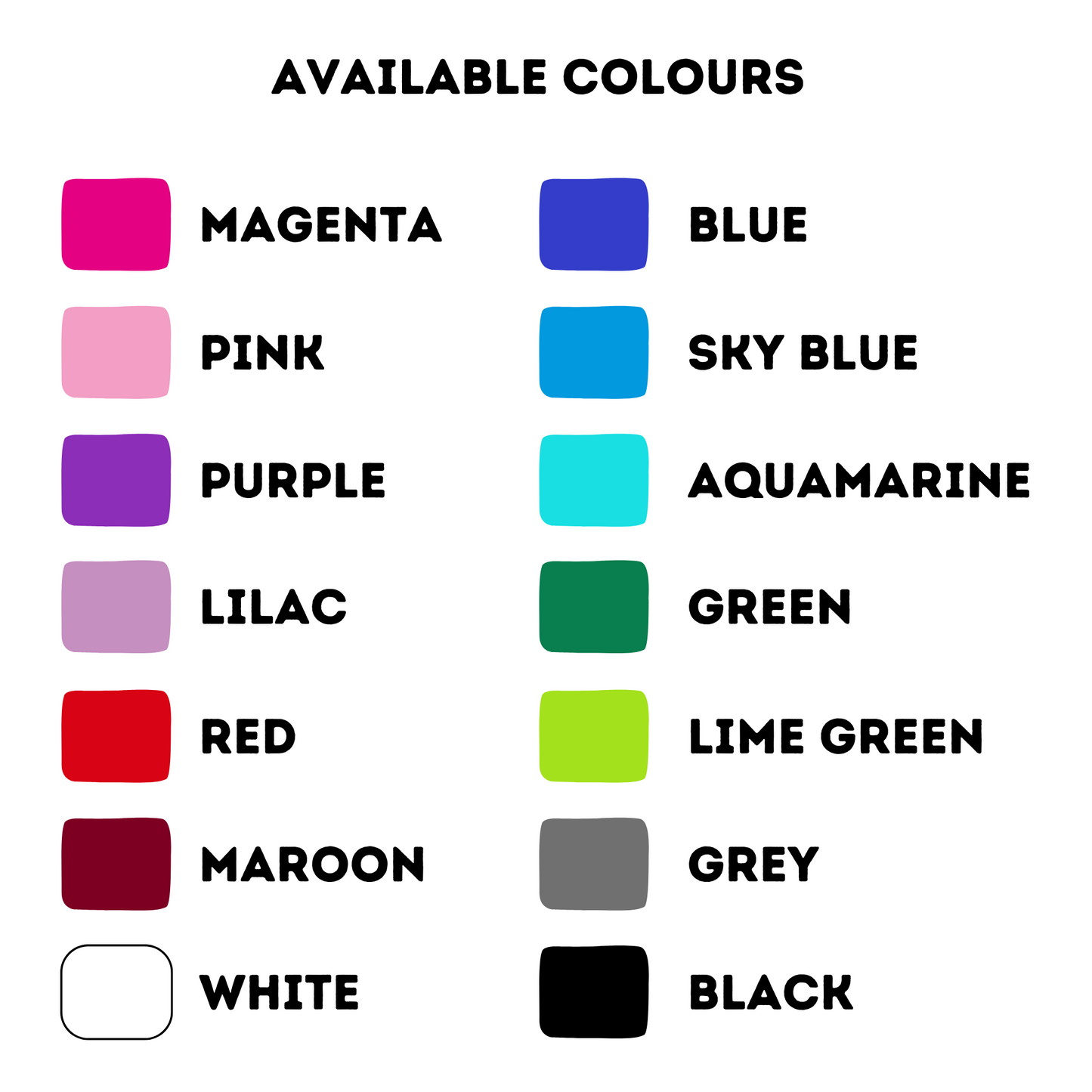 Personalized custom name decal for lab books and note books colour options