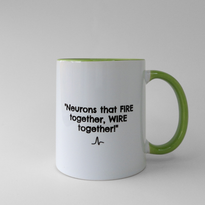 Fire Together Mug - The Neuron Family - 11 oz