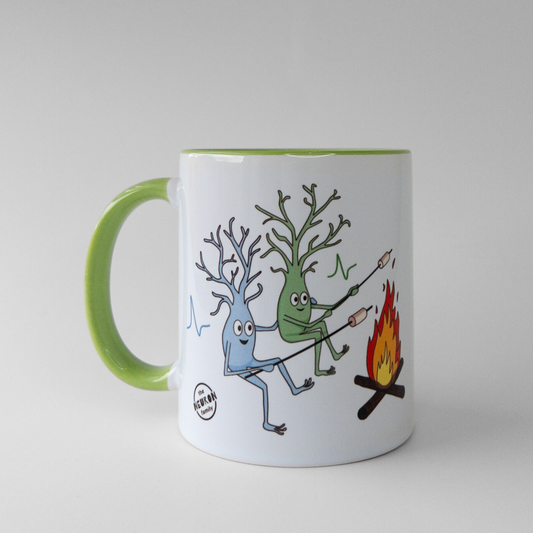 Fire Together Mug - The Neuron Family - 11 oz