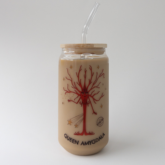 Queen Amygdala Glass Can - The Neuron Family - 18 oz