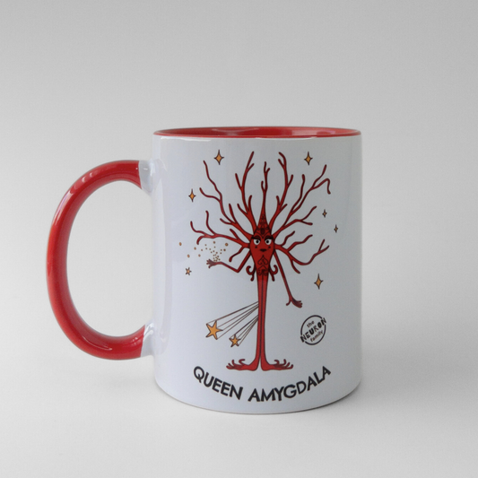 Queen Amygdala Mug - The Neuron Family - 11 oz